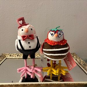 2021 Target Valentine’s Day Birds - Beau and Rowan - original tags!